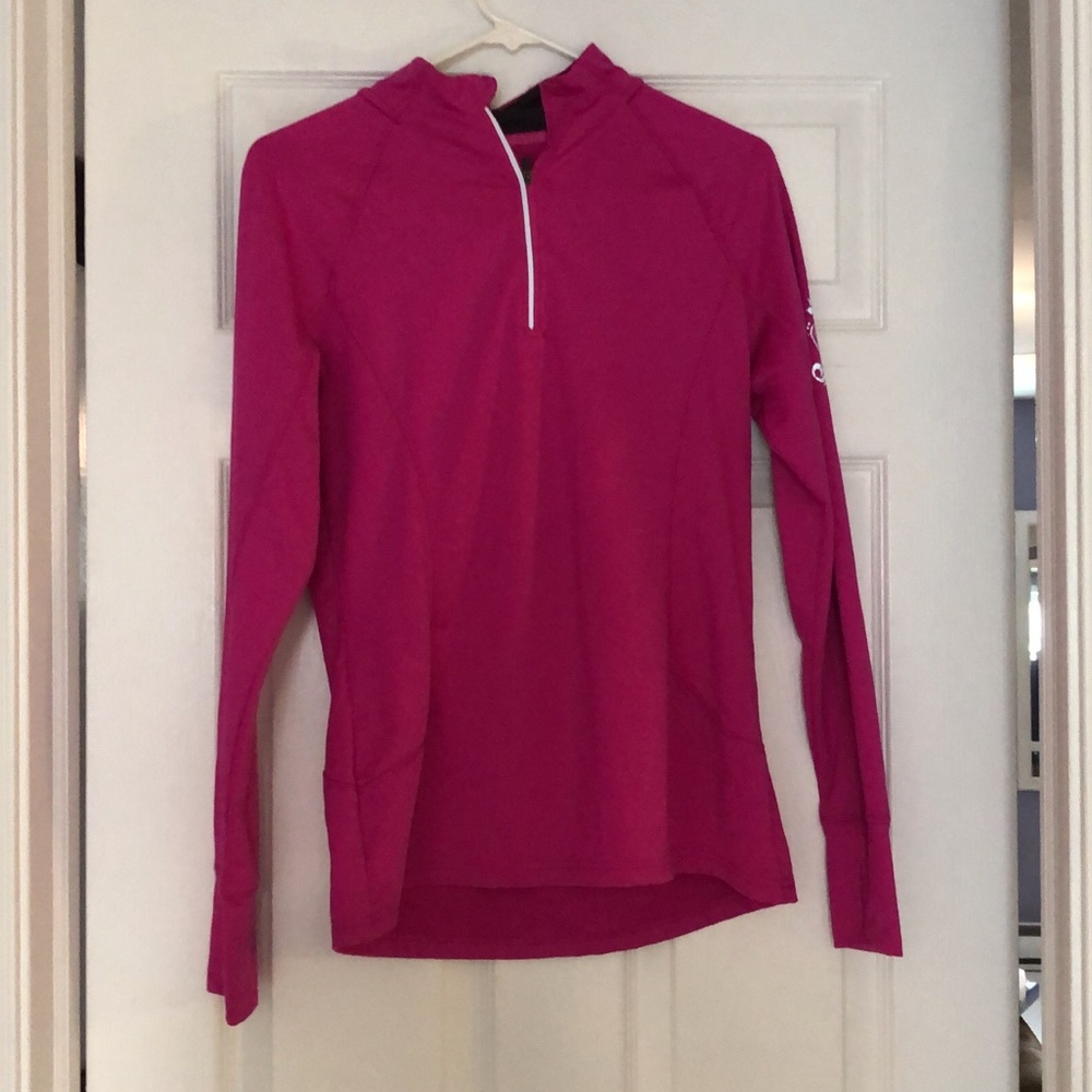 Women’s pink athletic long sleeve